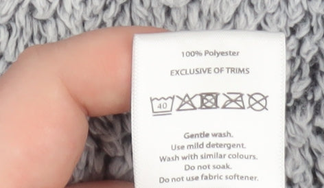 Womens UK Size 8/10 Equestrian Grey Pullover Hoodie