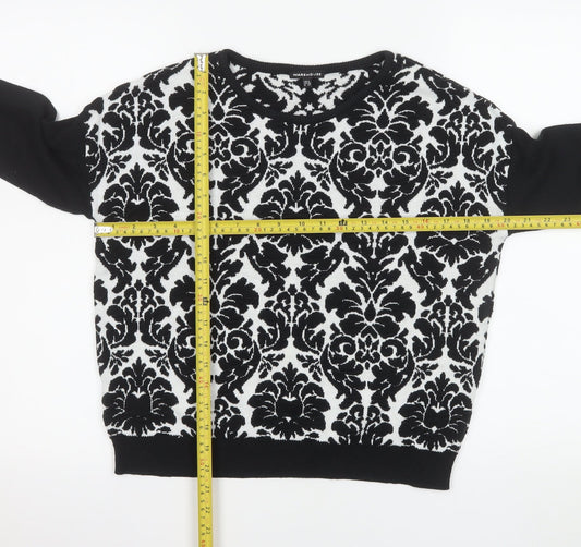 Womens UK Size 8 Warehouse Black Pullover Jumper