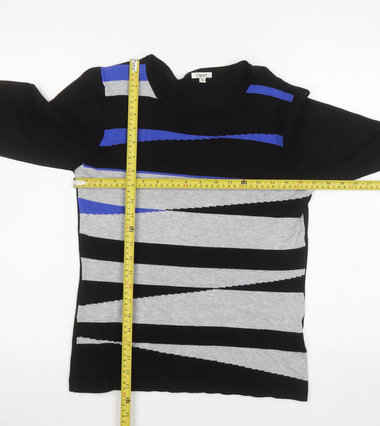 Womens UK Size S NEXT Black Pullover Jumper