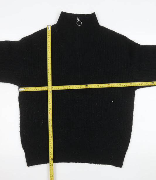 Womens UK Size 8 Jack Wills Black Pullover Sweatshirt