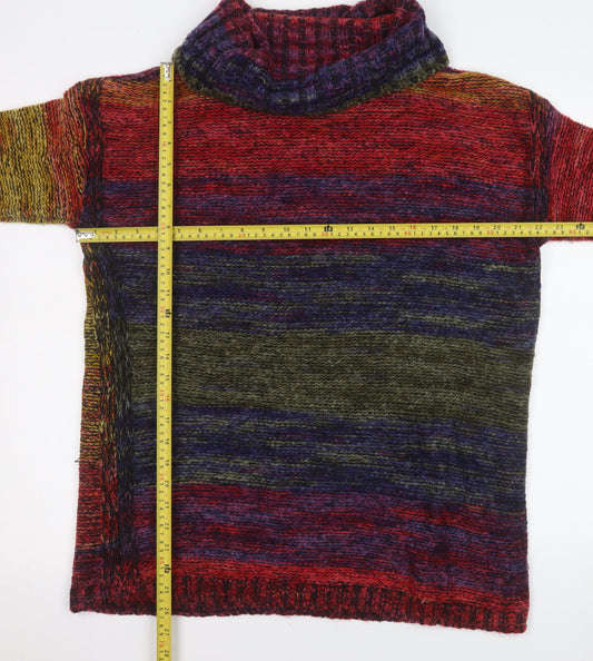 Womens UK Size 10 Roman Multicoloured Pullover Jumper