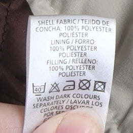 Womens UK Size 10 Denim Co Beige Parka Coat