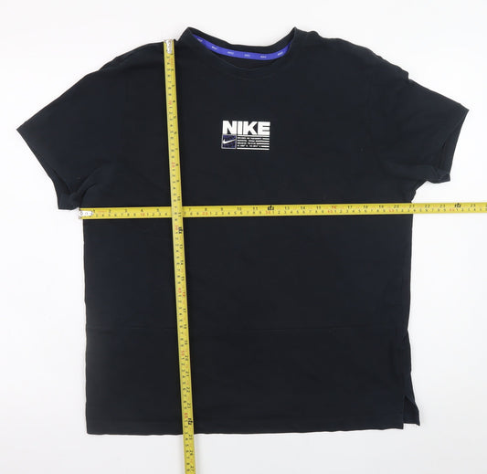 Nike Men's Black Dri-Fit Short Sleeve Sports T-Shirt M