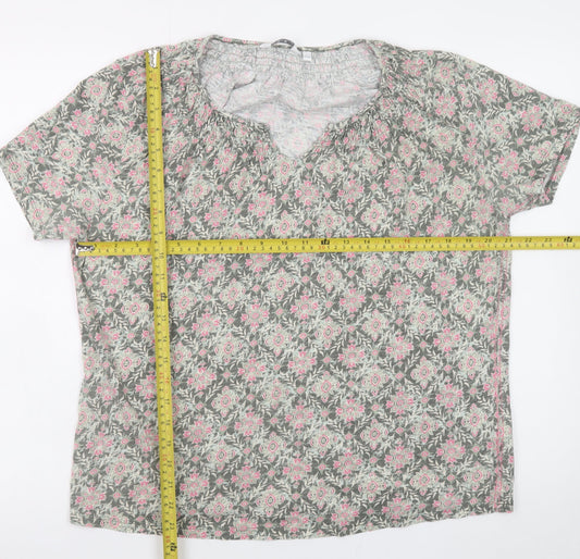 Womens UK Size 18-20 ISLE Pink Tunic Blouse