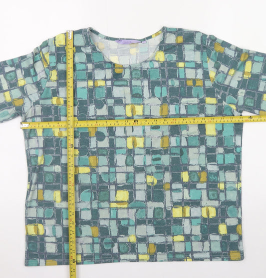 Womens UK Size L Honor Millburn Multicoloured Basic T-Shirt