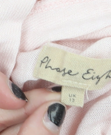 Womens UK Size 12 Phase Eight Pink Pullover Jumper