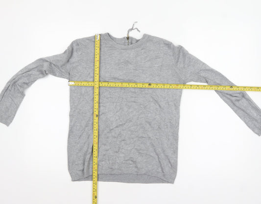 Womens UK Size 12 Zara Grey Pullover Jumper