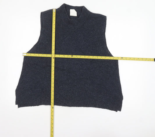 Womens UK Size 14 Thought Grey Vest Jumper