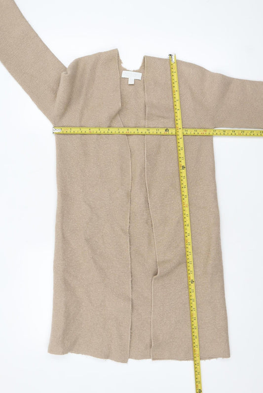 The White Company Womens Beige Wool Cashmere Cardigan XS