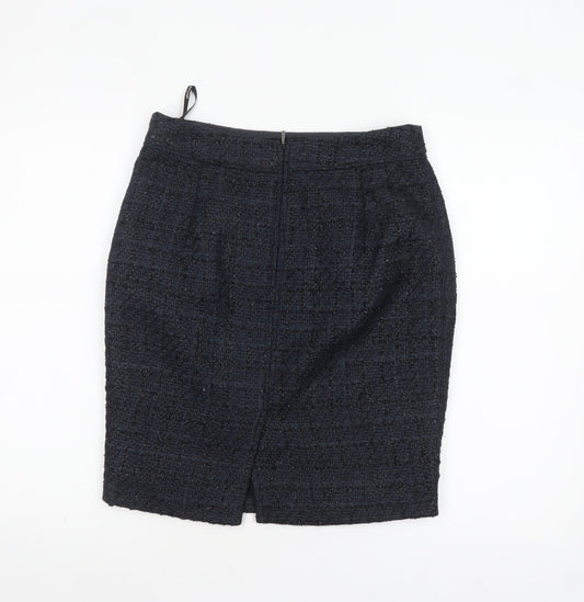 Womens UK Size 10 Marks and Spencer Straight & Pencil Tweed Skirt