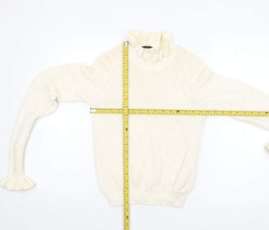 Womens UK Size S H&M Ivory Pullover Jumper