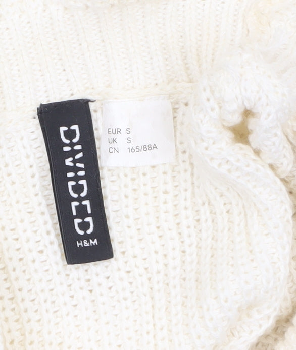 Womens UK Size S H&M Ivory Pullover Jumper