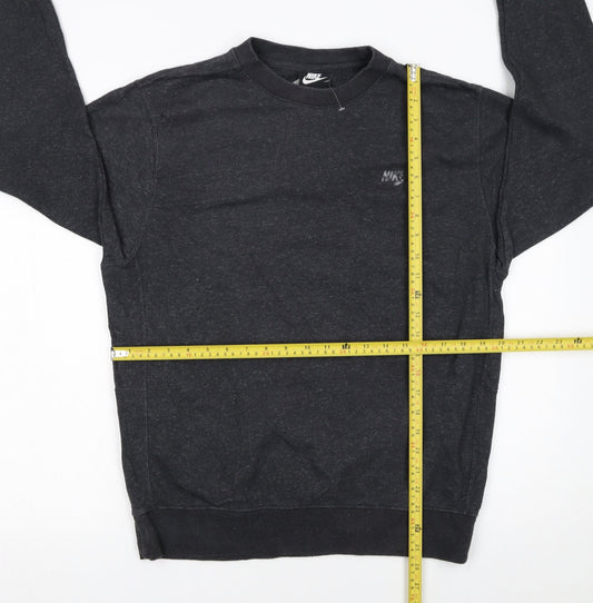 Womens UK Size S Nike Black Pullover Sweatshirt