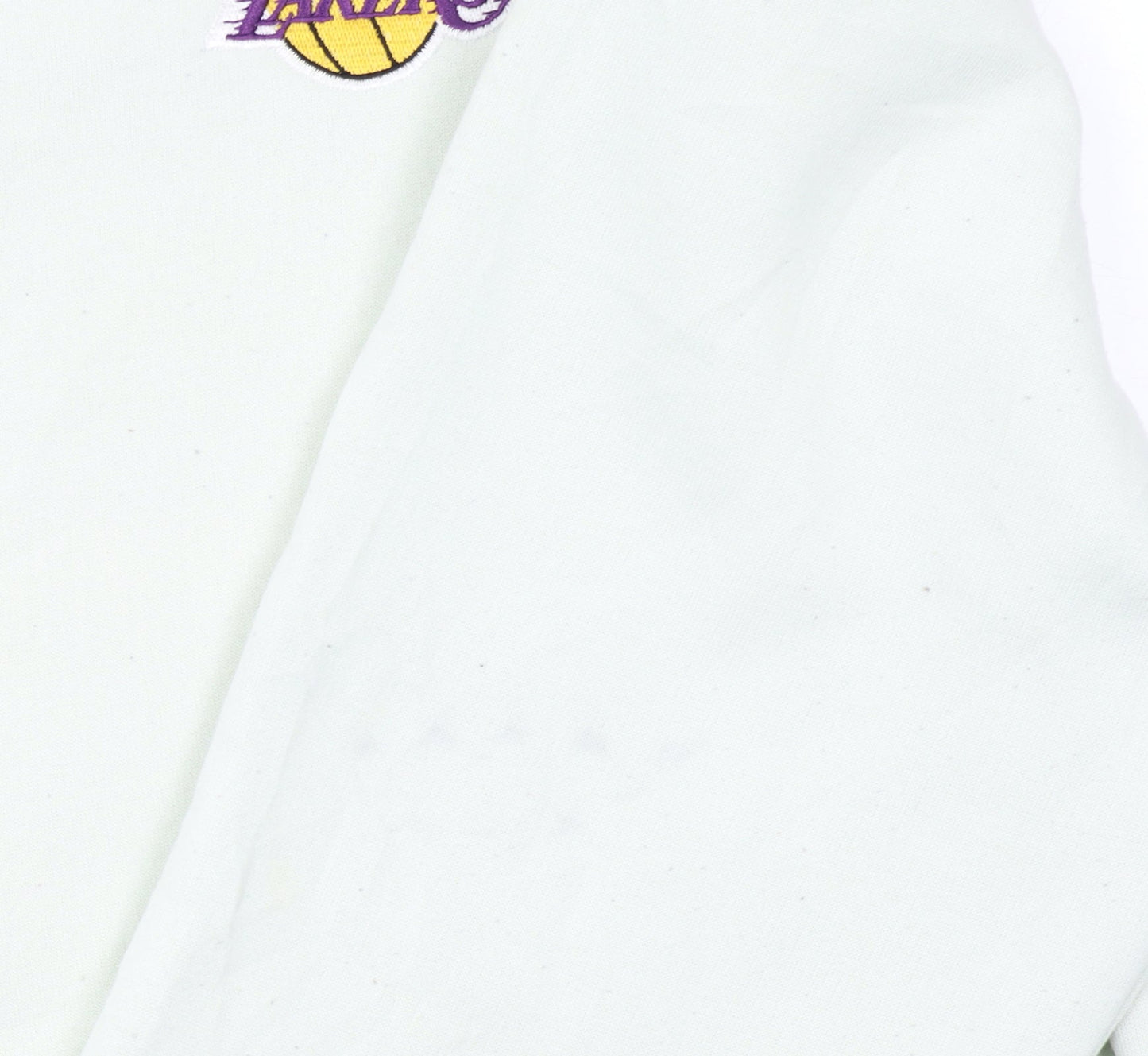 Mens UK Size XL Mitchell & Ness White Pullover Hoodie