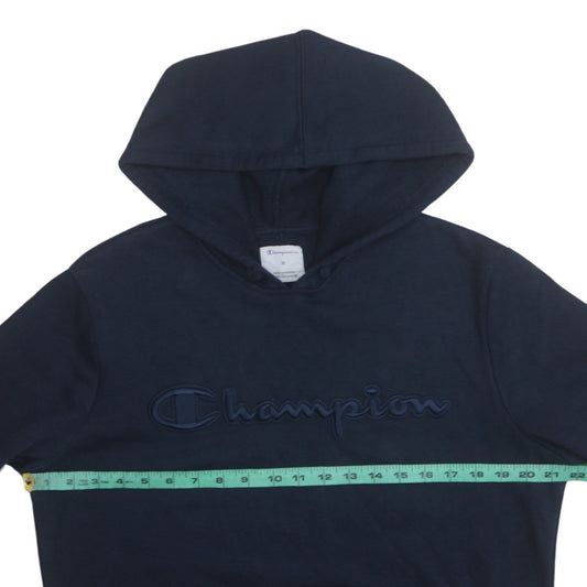 Mens UK Size M Champion Blue Pullover Hoodie
