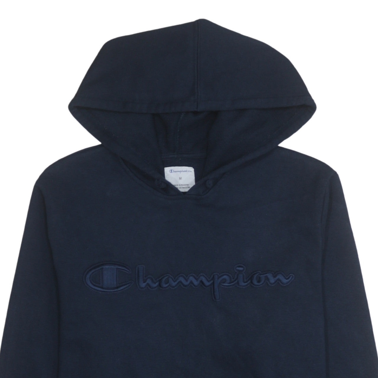 Mens UK Size M Champion Blue Pullover Hoodie