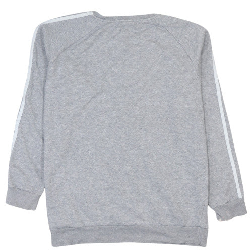 Womens UK Size M adidas Grey Pullover Sweatshirt