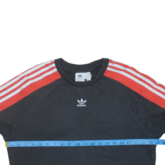 Womens UK Size 6 adidas Black Pullover Sweatshirt