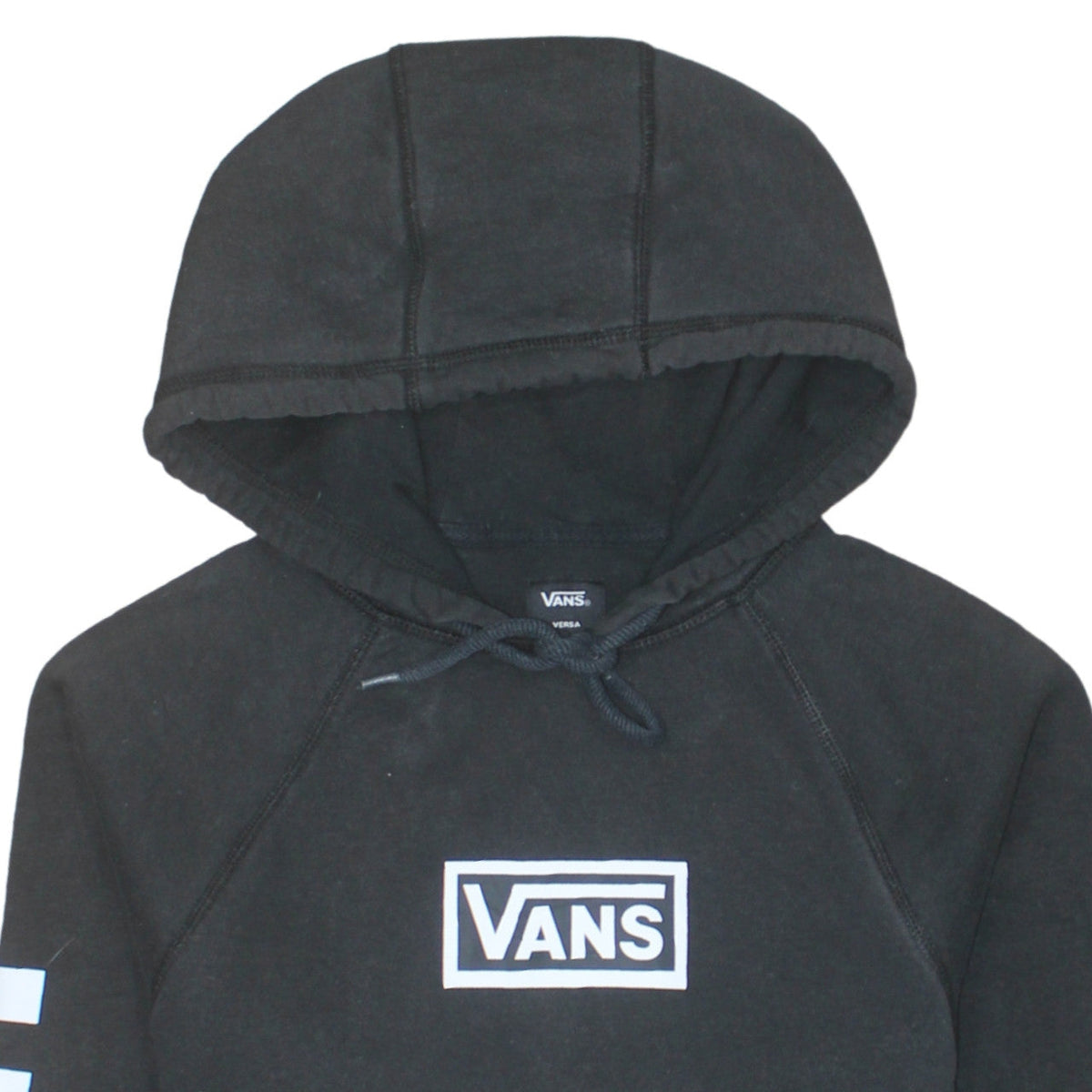 Mens UK Size S VANS Black Pullover Hoodie