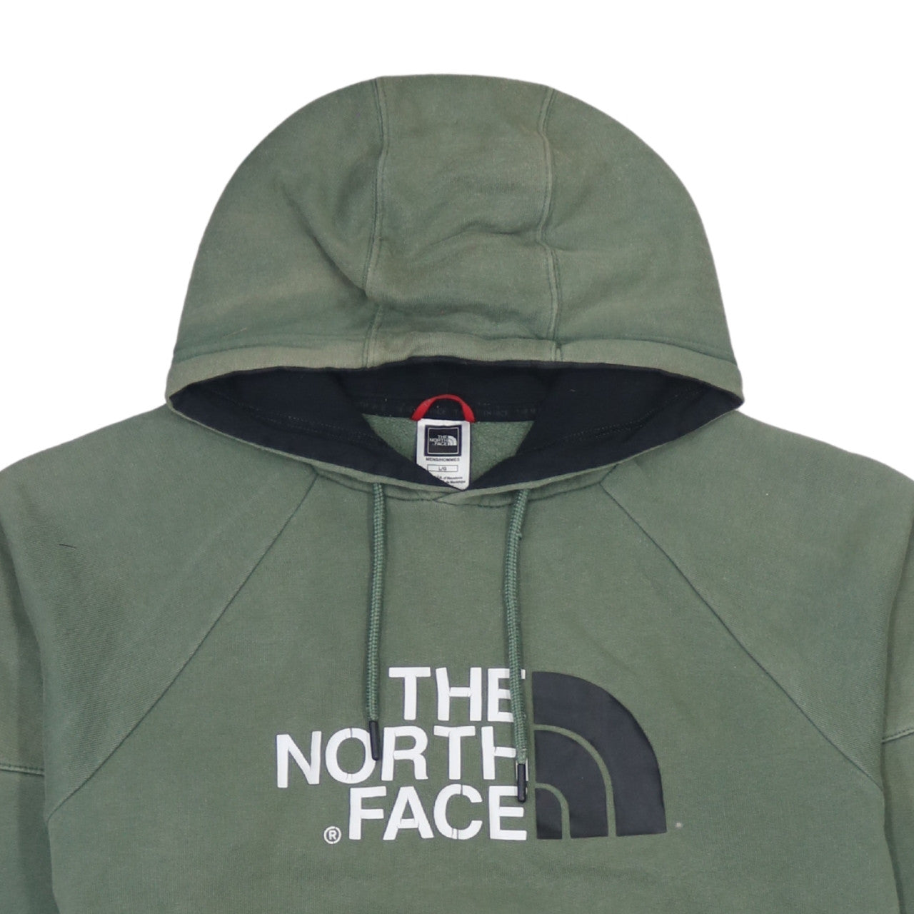 Mens UK Size L The North Face Green Pullover Hoodie