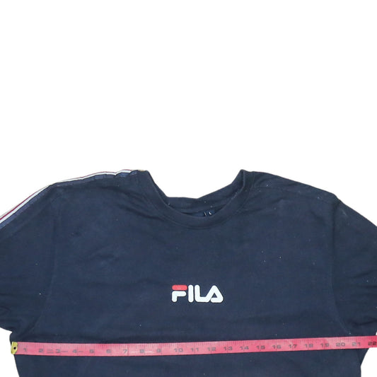 FILA Men's Blue Short Sleeve Crew Neck T-Shirt Size L Sportswear