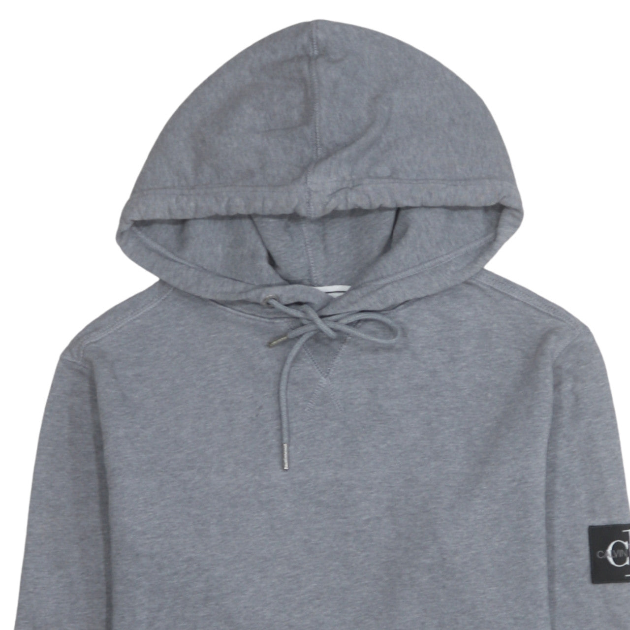 Mens UK Size S Calvin Klein Jeans Grey Pullover Hoodie