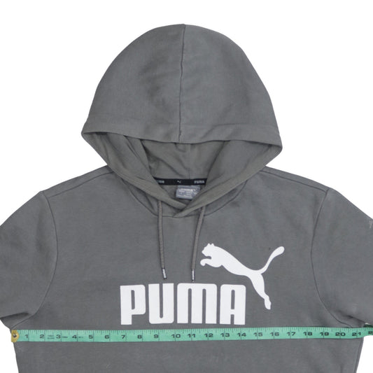 Mens UK Size S PUMA Grey Pullover Hoodie