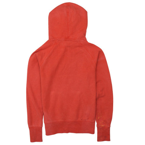 Womens UK Size M Nike Red Pullover Hoodie