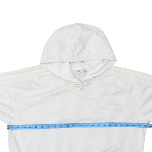 Womens UK Size 12 adidas Ivory Pullover Hoodie