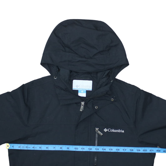 Columbia Men's Black Waterproof Hooded Parka Jacket Size S