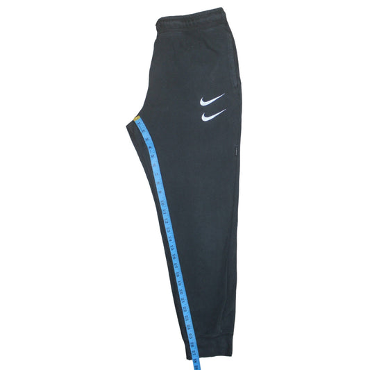 Mens UK Size M Nike Regular Fit Jogger Black Trousers