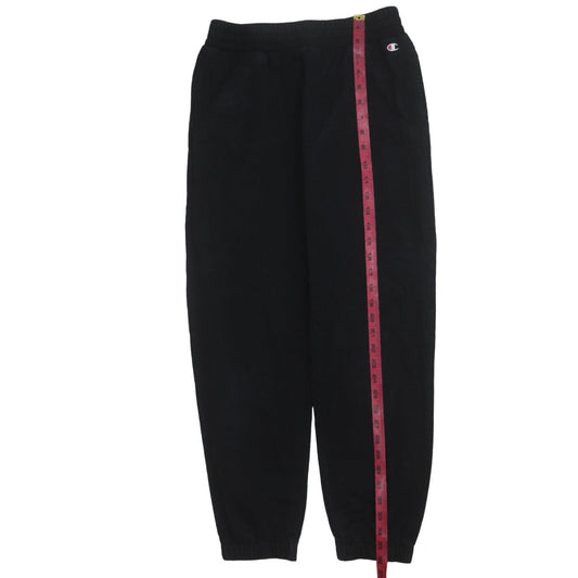 Mens UK Size S Champion Regular Fit Jogger Black Trousers