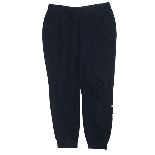 Womens UK Size L adidas Regular Fit Jogger Black Trousers