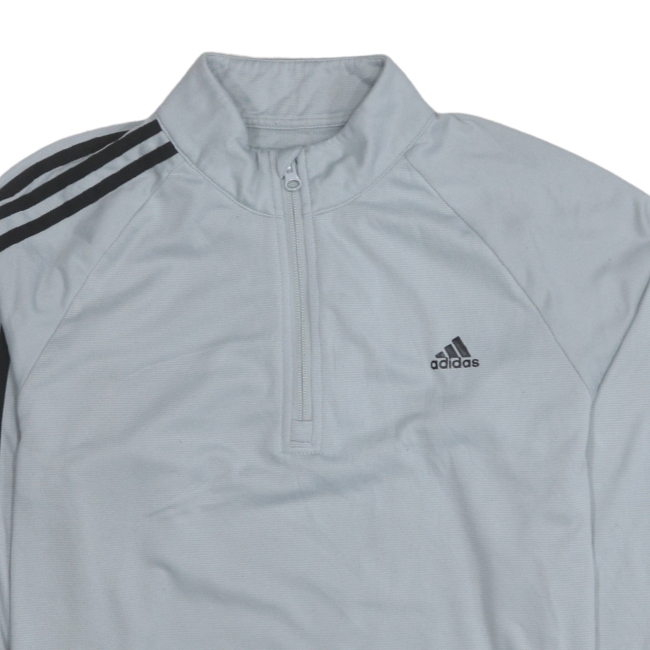 Mens UK Size S adidas Grey 1/2 Zip Sweatshirt