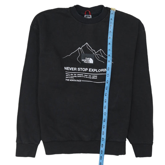 Womens UK Size S The North Face Black Pullover Sweatshirt