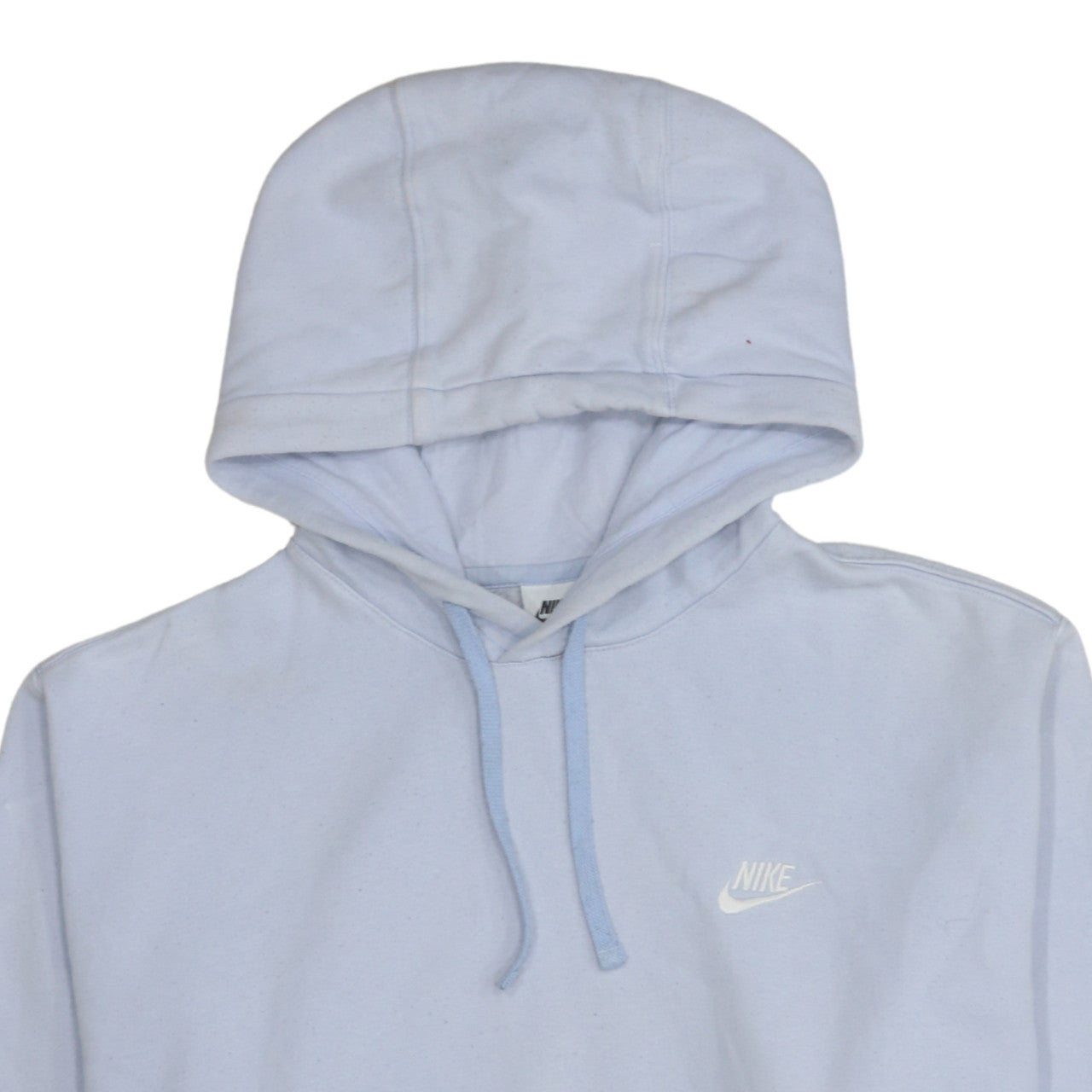 Womens UK Size L Nike Blue Pullover Hoodie