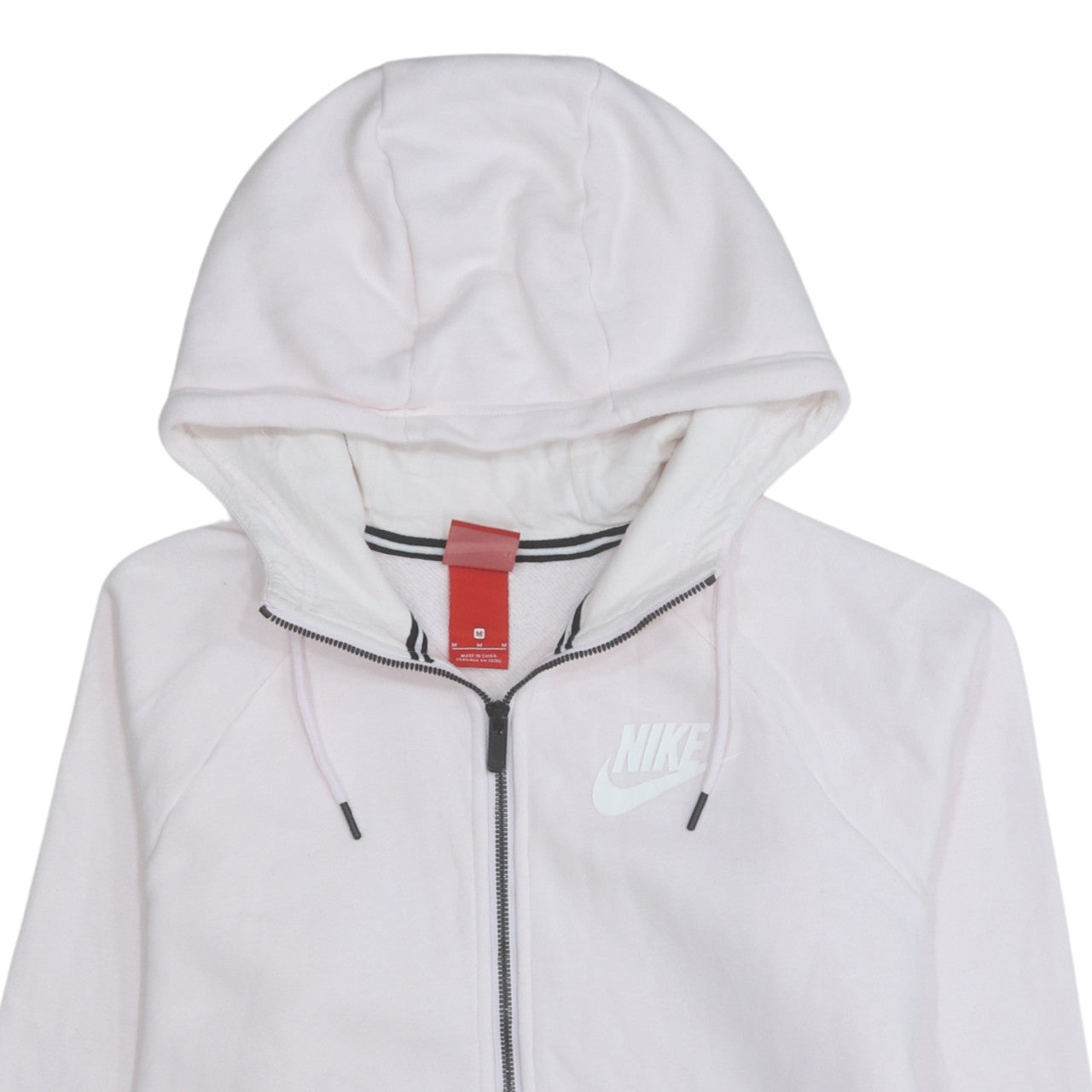 Womens UK Size M Nike Pink Full Zip Hoodie