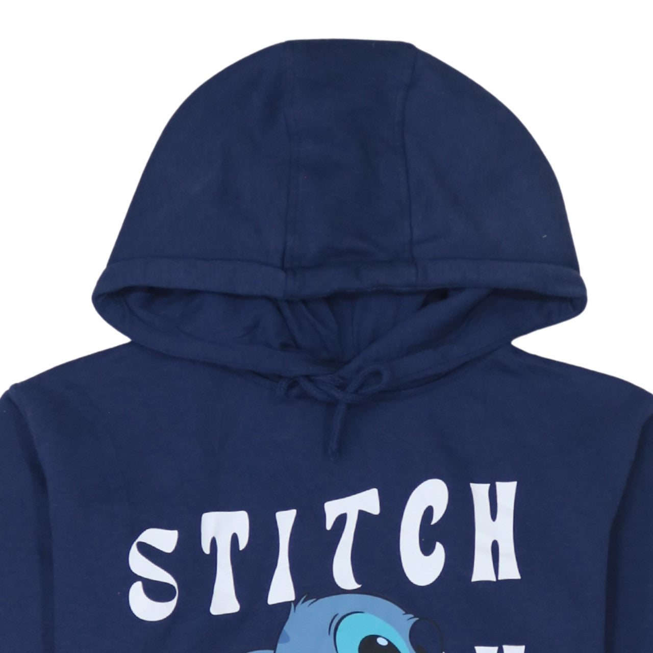 Womens UK Size 2XS Disney Blue Pullover Hoodie