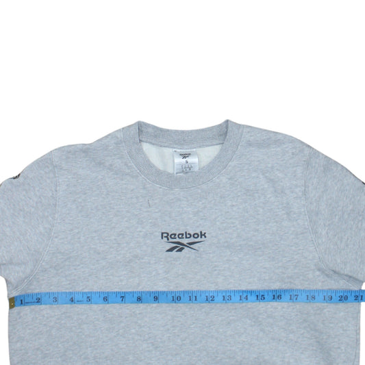 Womens UK Size S Reebok Grey Pullover Sweatshirt