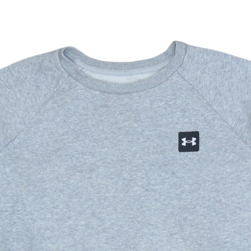 Mens UK Size S Under armour Grey Pullover Sweatshirt