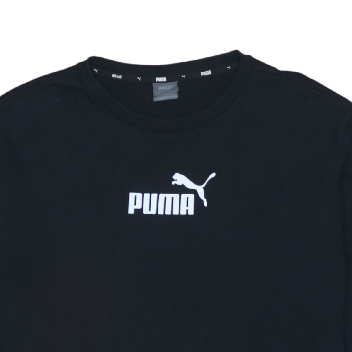 Mens UK Size L PUMA Black Pullover Sweatshirt