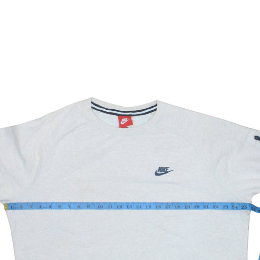 Mens UK Size L Nike Grey Pullover Sweatshirt