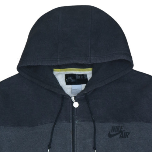 Mens UK Size XL Nike Grey Full Zip Hoodie