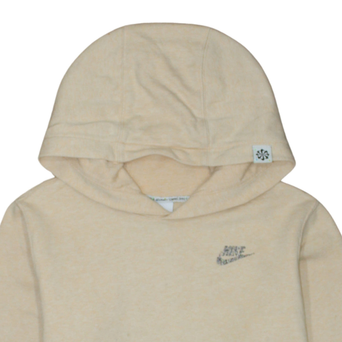 Additional view of Nike girls’ beige pullover fleece hoodie xl 158-170cm hooded sweatshirt