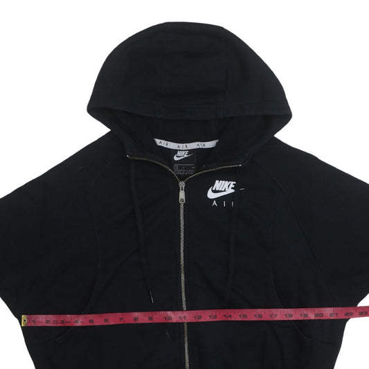 Womens UK Size S Nike Black Full Zip Hoodie