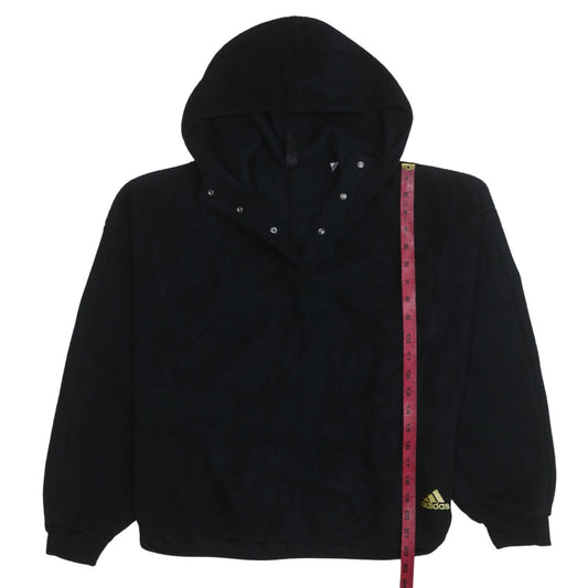 Womens UK Size M adidas Black Pullover Hoodie
