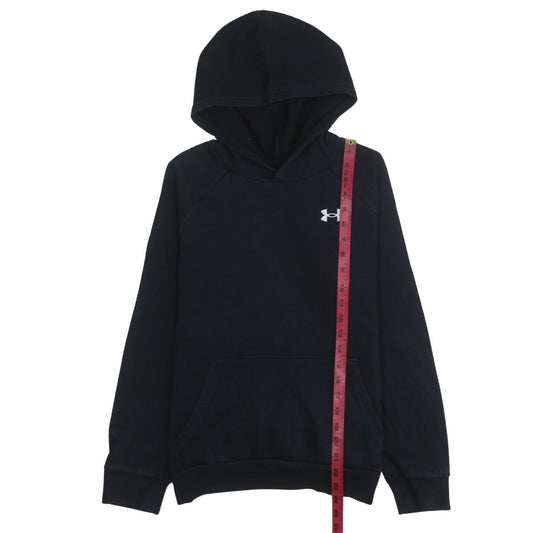 Boys UK Size 158 Under armour Black Pullover Hoodie