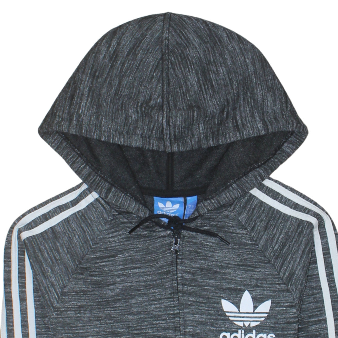 Mens UK Size S adidas Grey Full Zip Hoodie