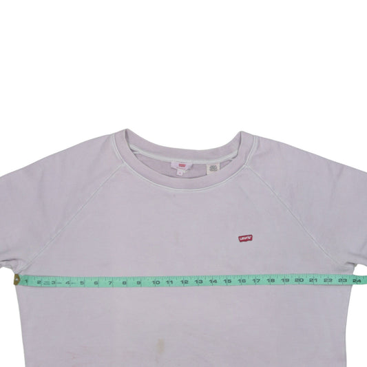Womens UK Size M Levi's Purple Pullover Sweatshirt