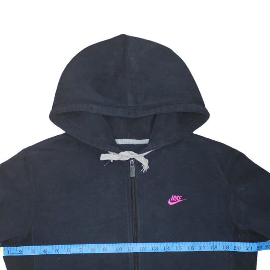 Mens UK Size M Nike Black Full Zip Hoodie